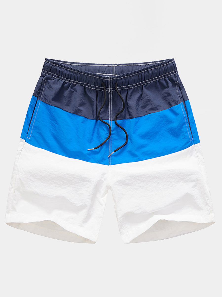 Lose, wasserdichte Freizeit-Strandshorts für Herren