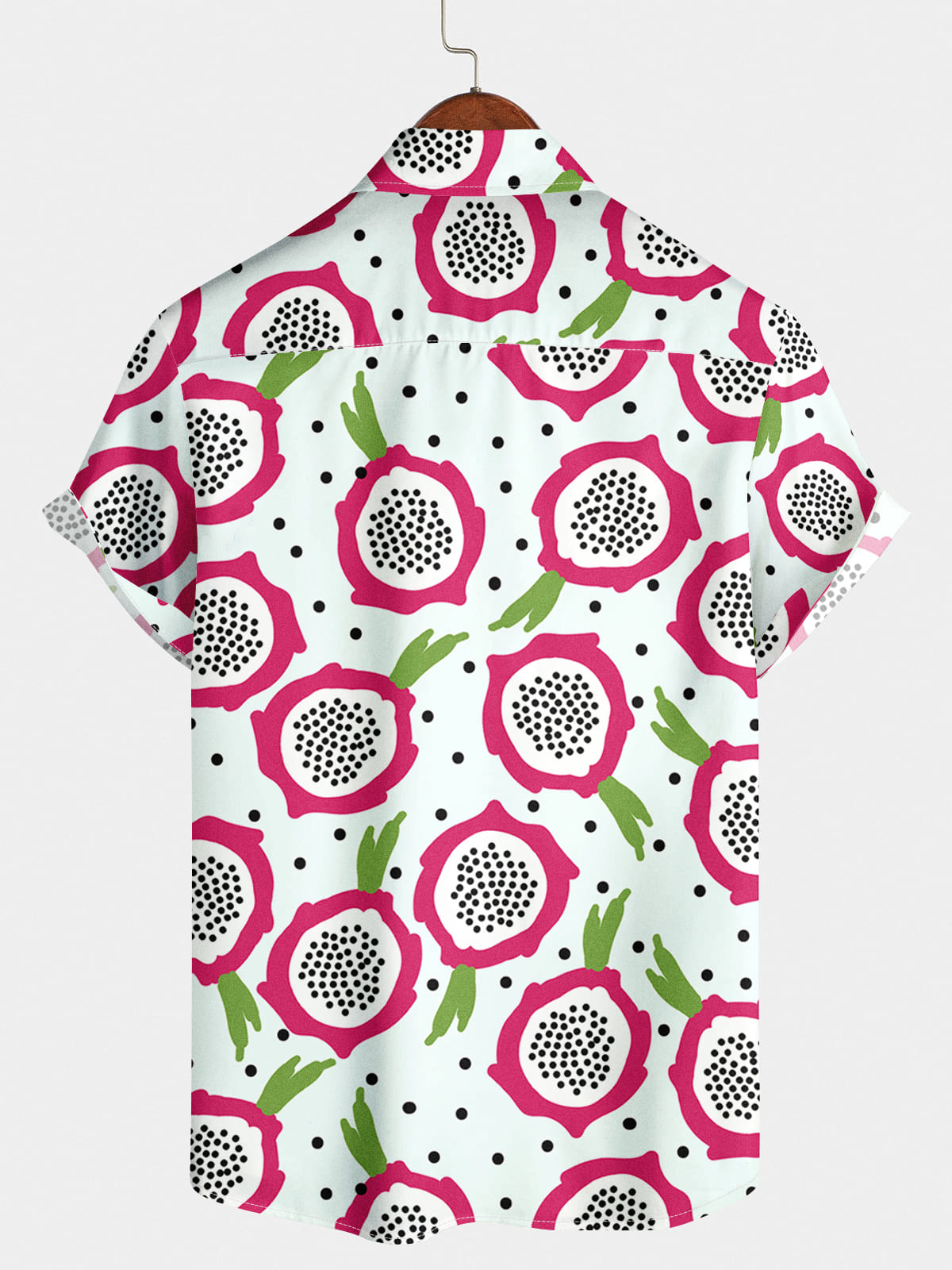 Men's Pitaya Print Short Sleeve Shirt