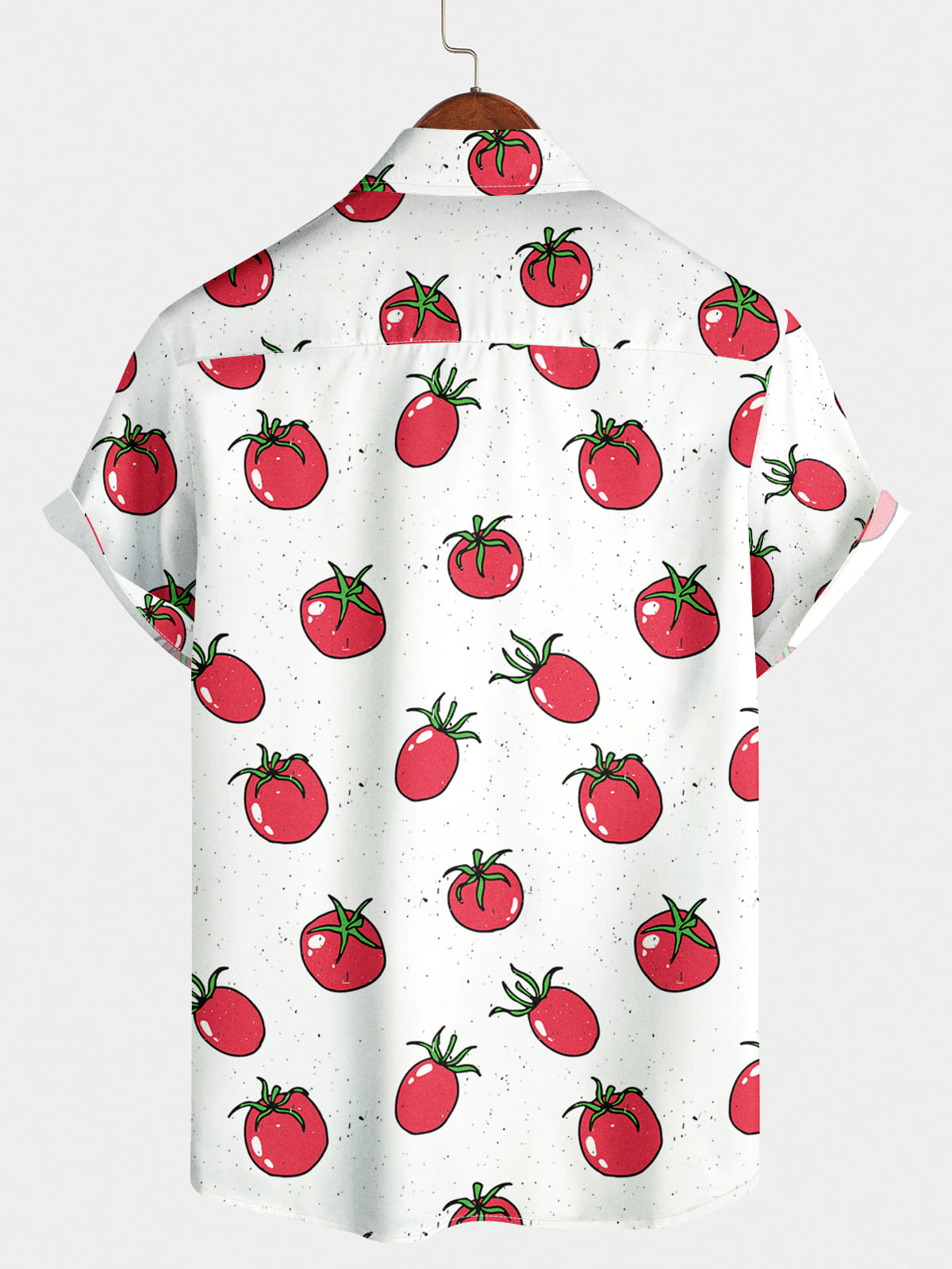 Men's Red Fruit Short Sleeve Shirt