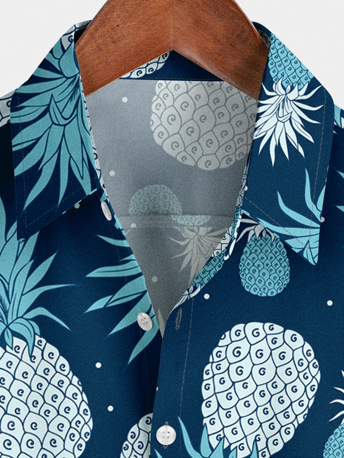 Men's Pineapple Hawaiian Short Sleeve Shirt