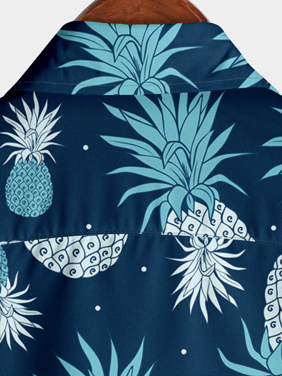 Men's Pineapple Hawaiian Short Sleeve Shirt