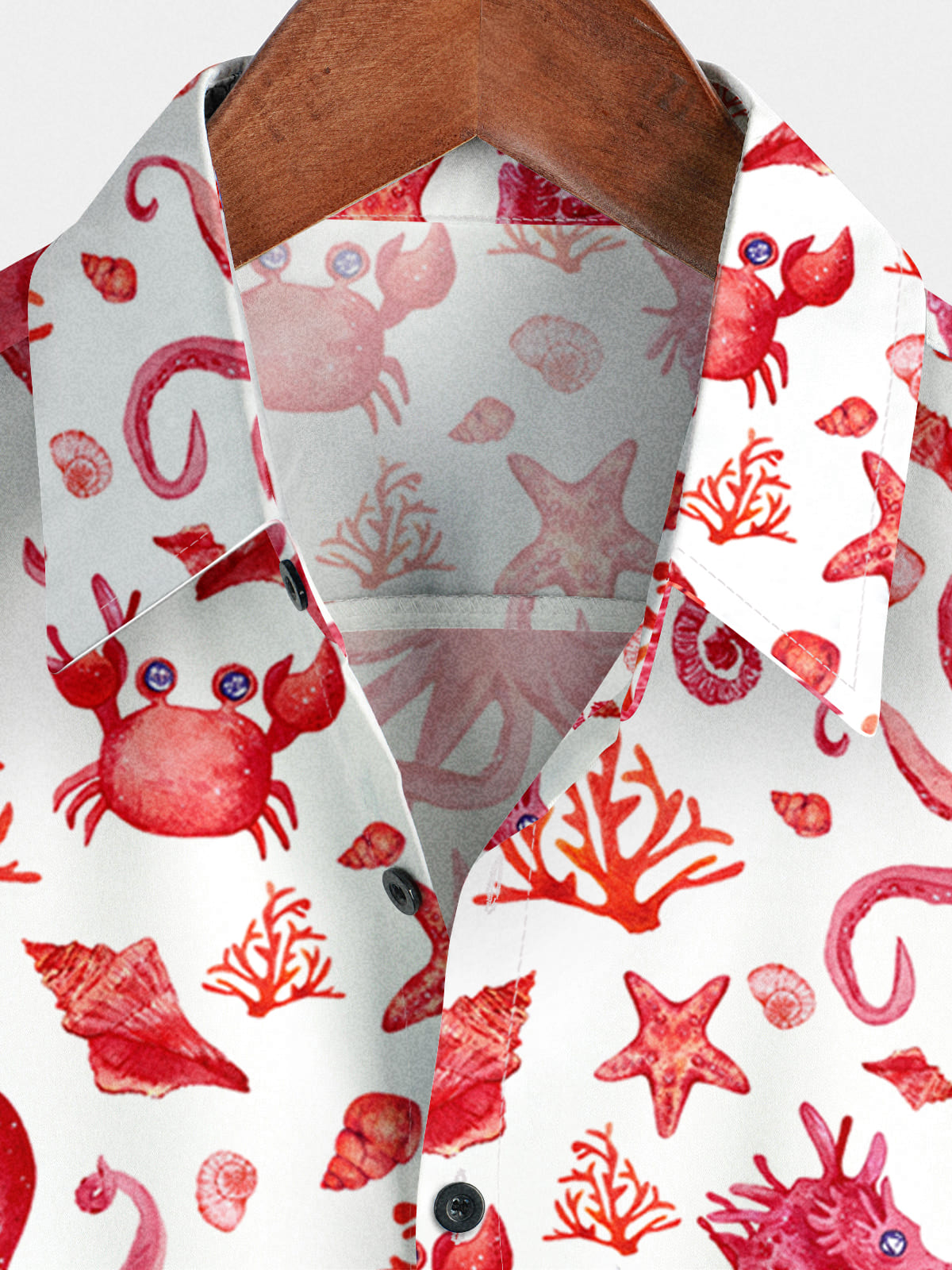 Men's Octopus Print Short Sleeve Shirt