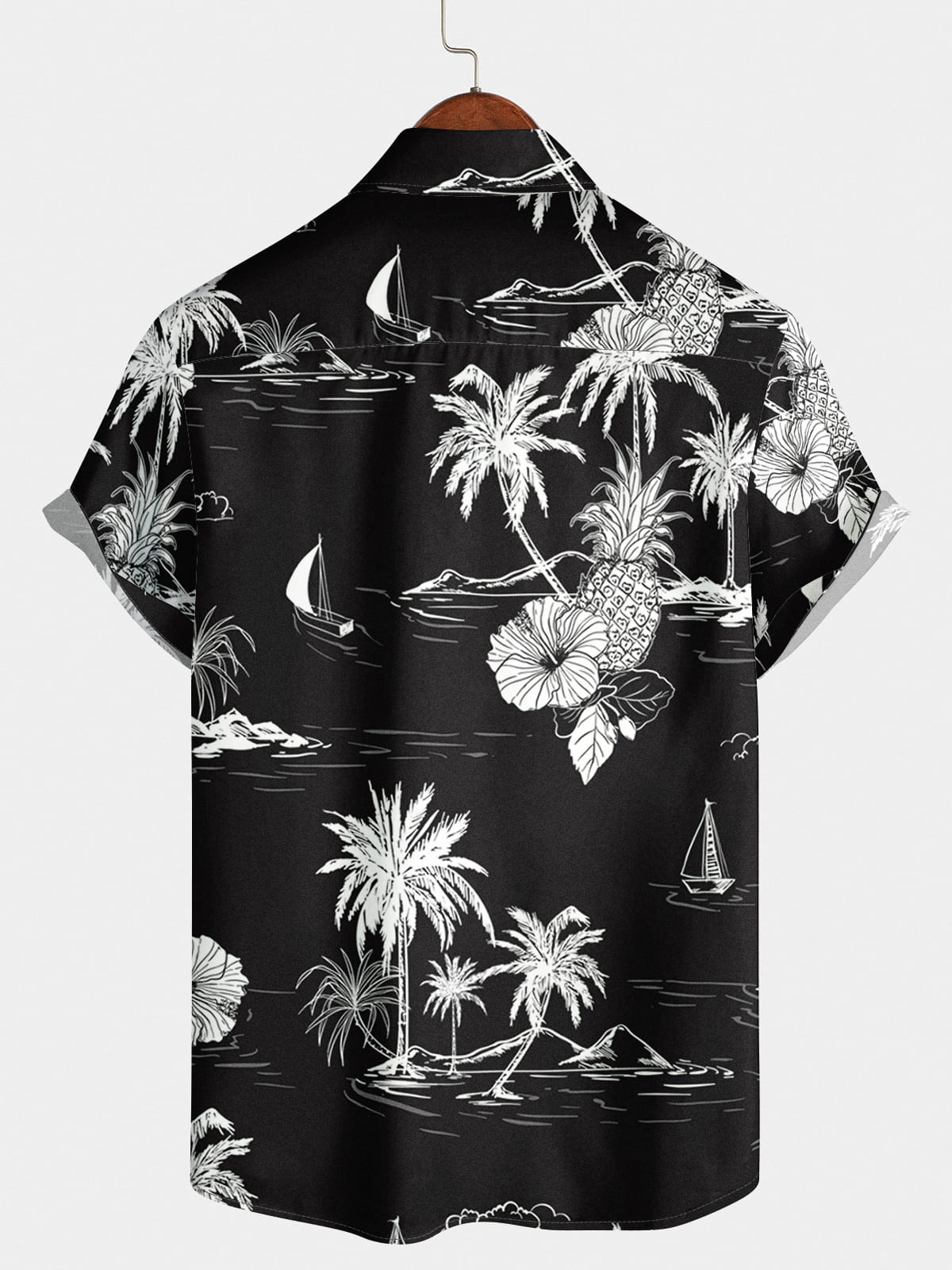 Men's Holiday Hawaiian Short Sleeve Shirt