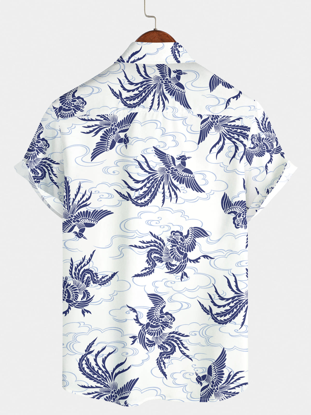 Men's Phoenix Print Short Sleeve Shirt