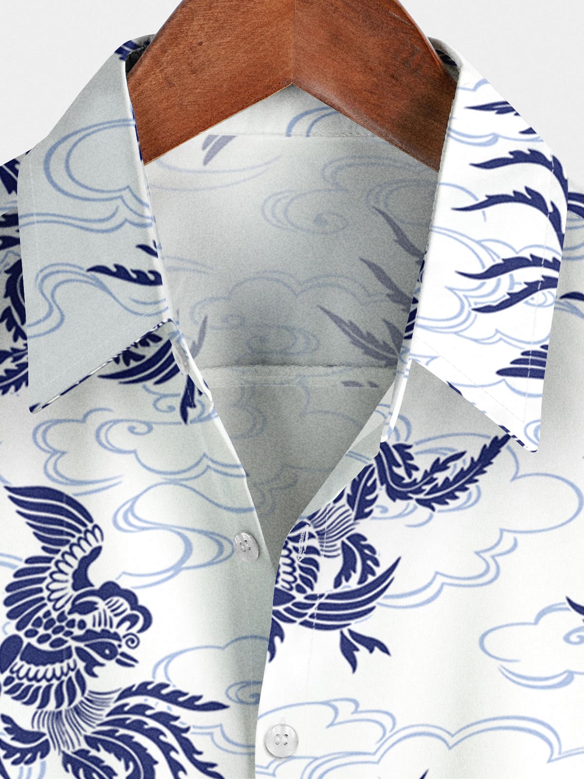 Men's Phoenix Print Short Sleeve Shirt