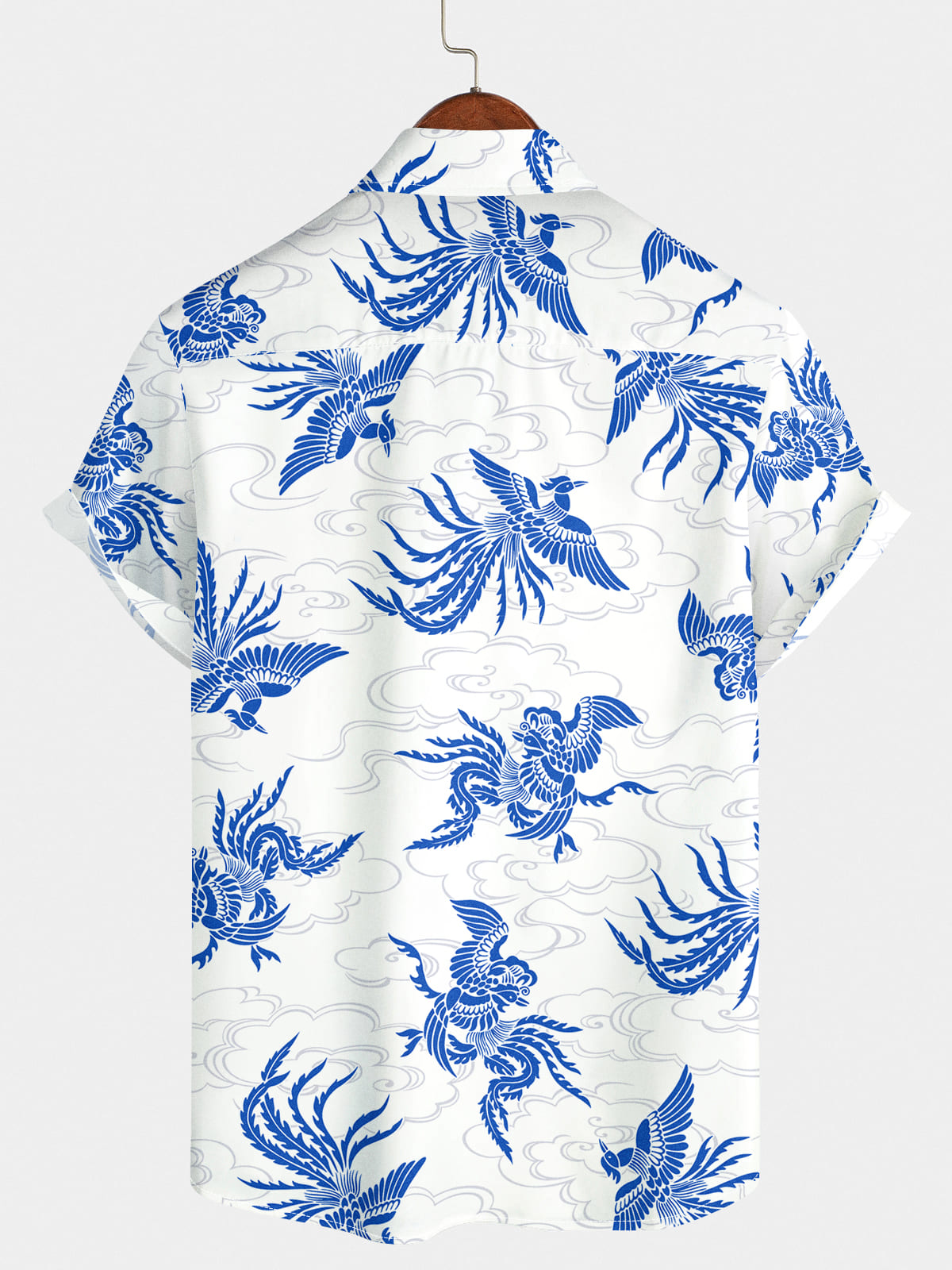 Men's Phoenix Print Short Sleeve Shirt