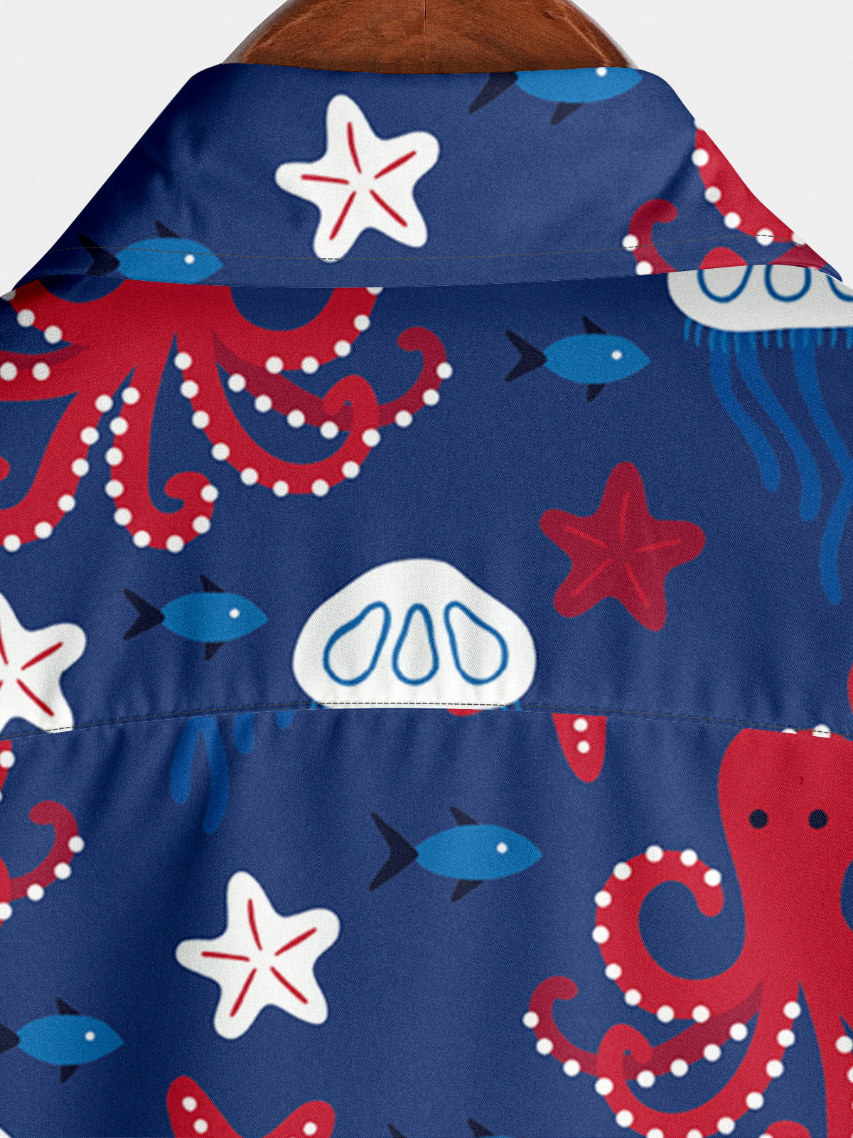 Men's Octopus Print Short Sleeve Shirt