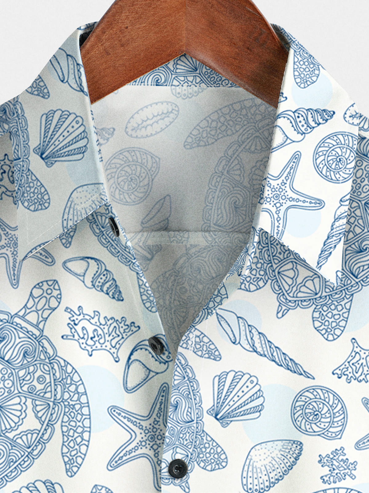 Men's Sea turtle Print Short Sleeve Shirt