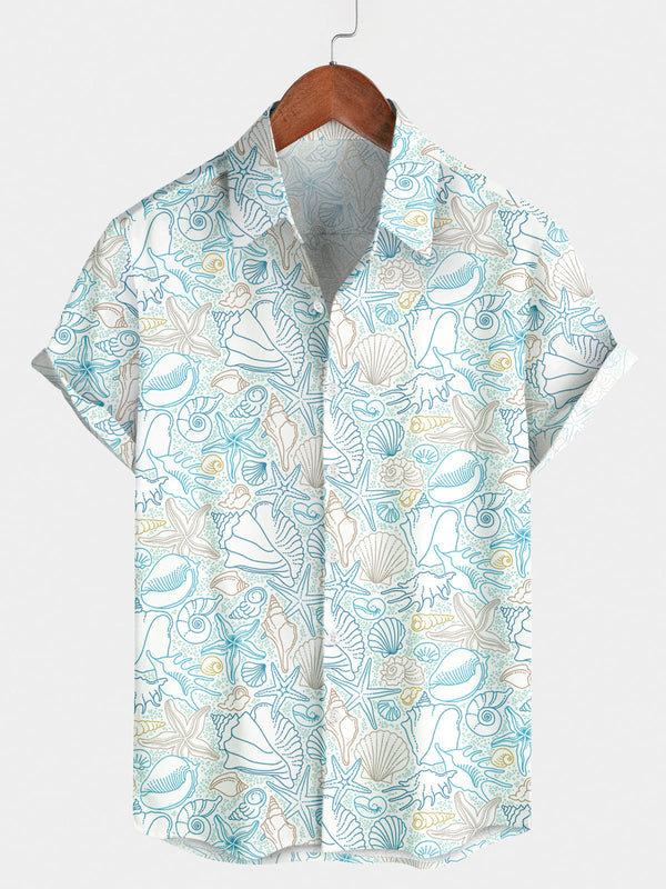 Men's Shell Holiday Short Sleeve Shirt