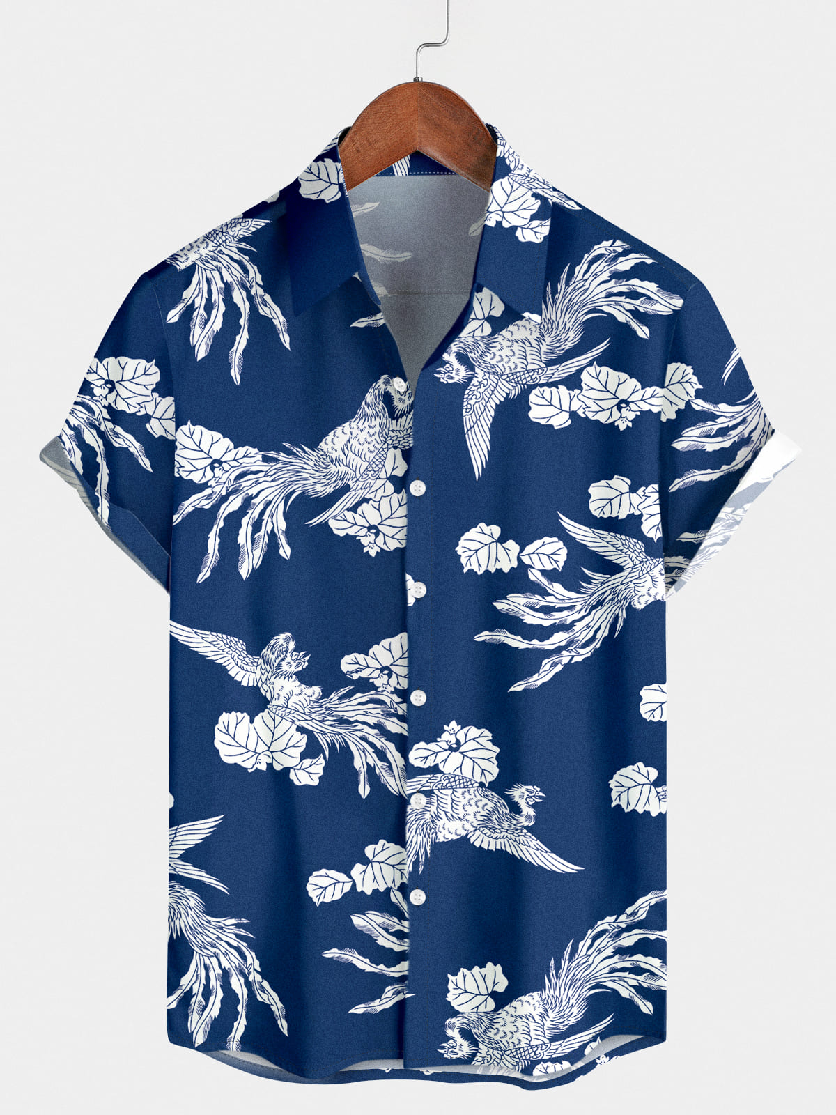 Men's Phoenix Print Short Sleeve Shirt