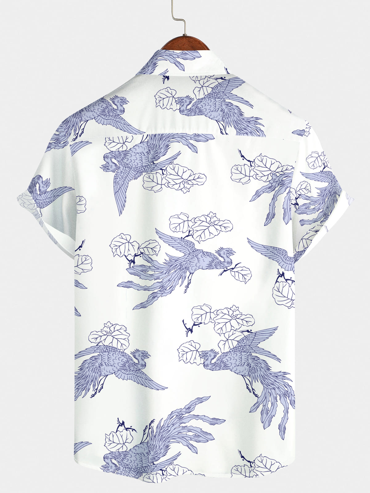 Men's Phoenix Print Short Sleeve Shirt