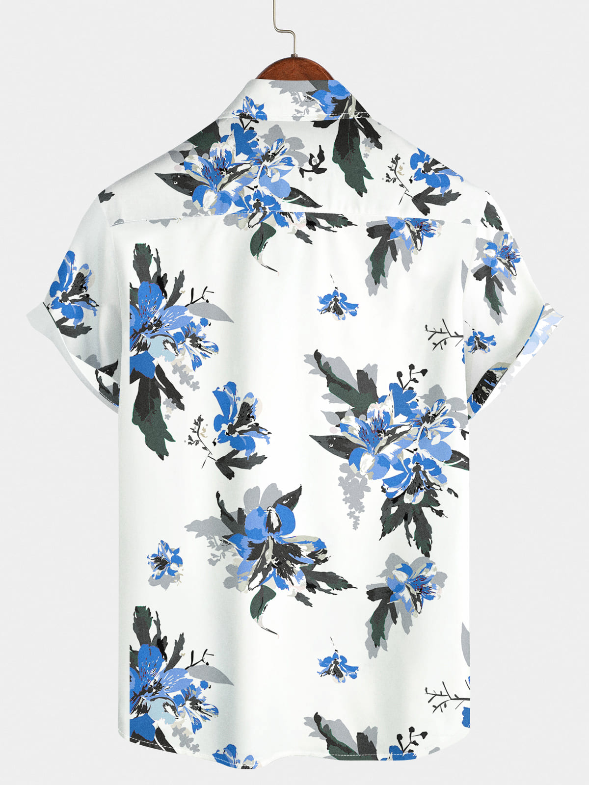 Men's holiday Print Short Sleeve Shirt