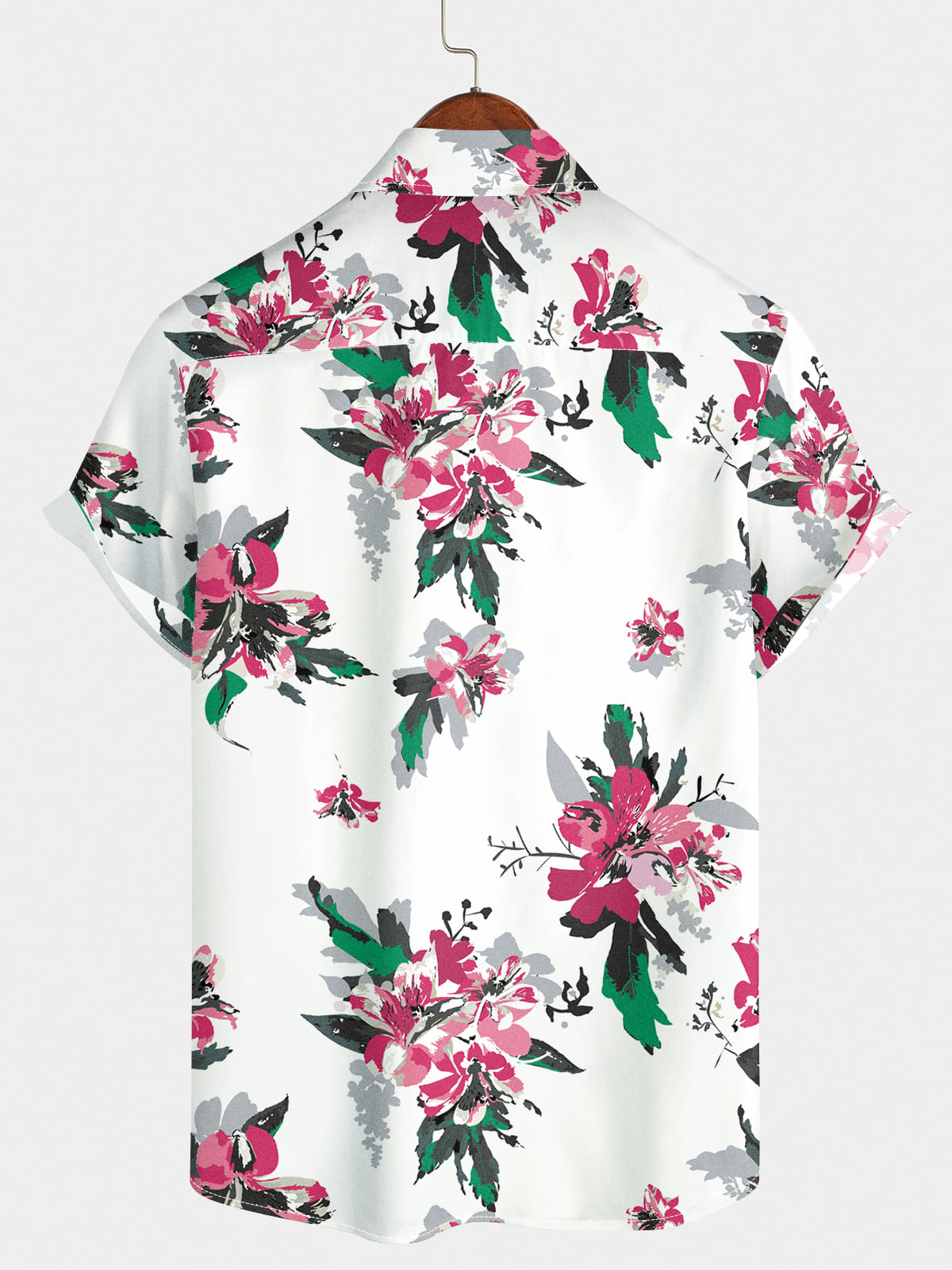 Men's holiday Print Short Sleeve Shirt