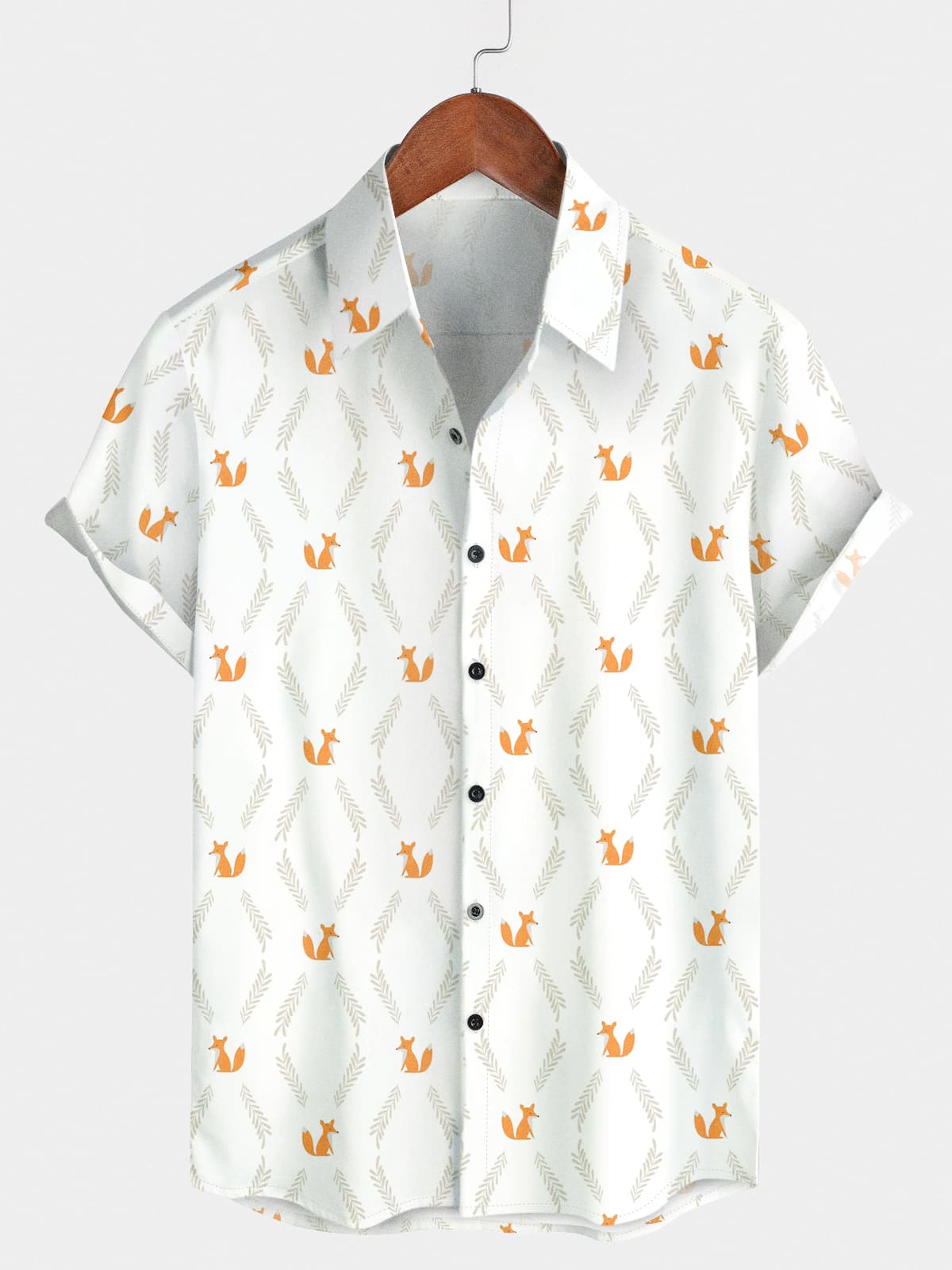 Men's Little Fox Short Sleeve Shirt