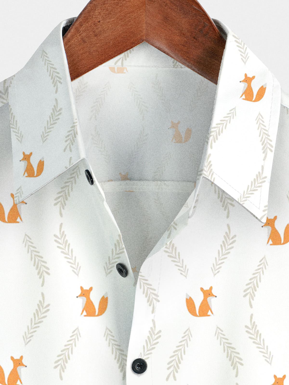 Men's Little Fox Short Sleeve Shirt