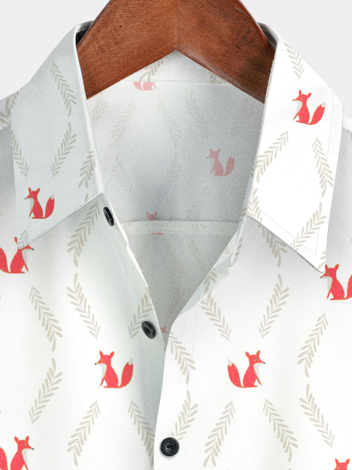 Men's Little Fox Short Sleeve Shirt