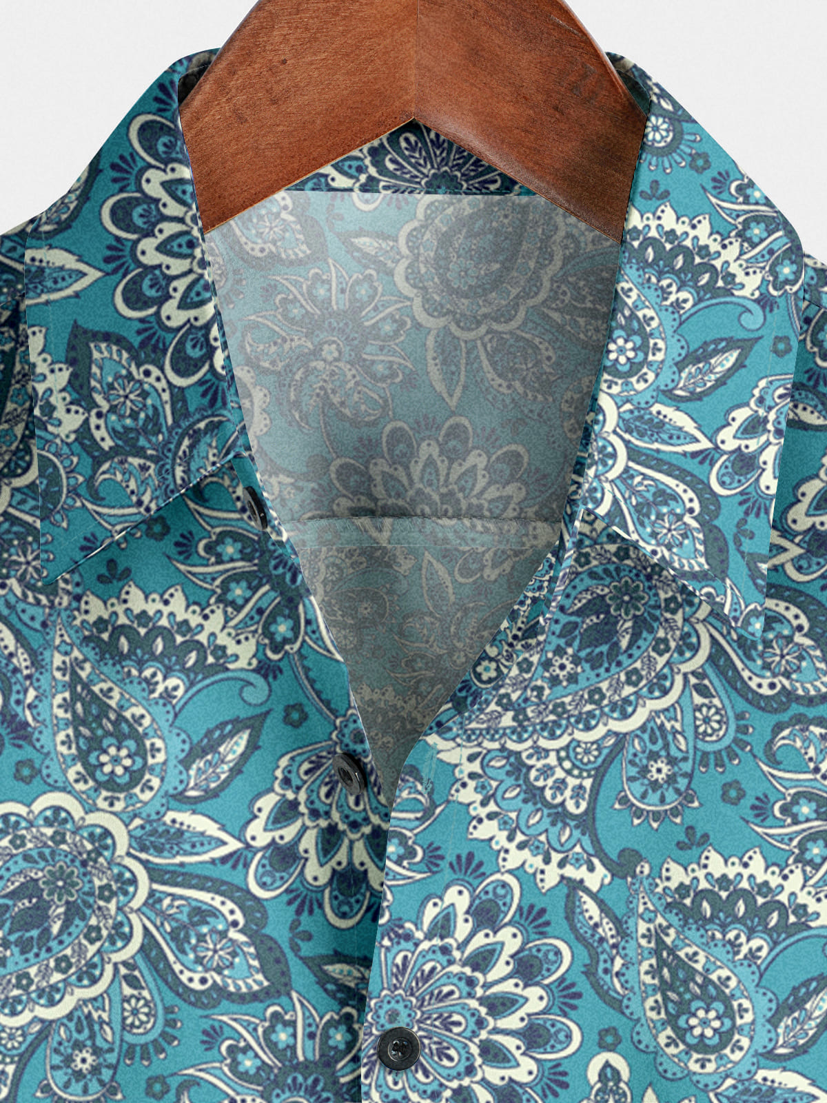 Men's Paisley Holiday Short Sleeve Shirt