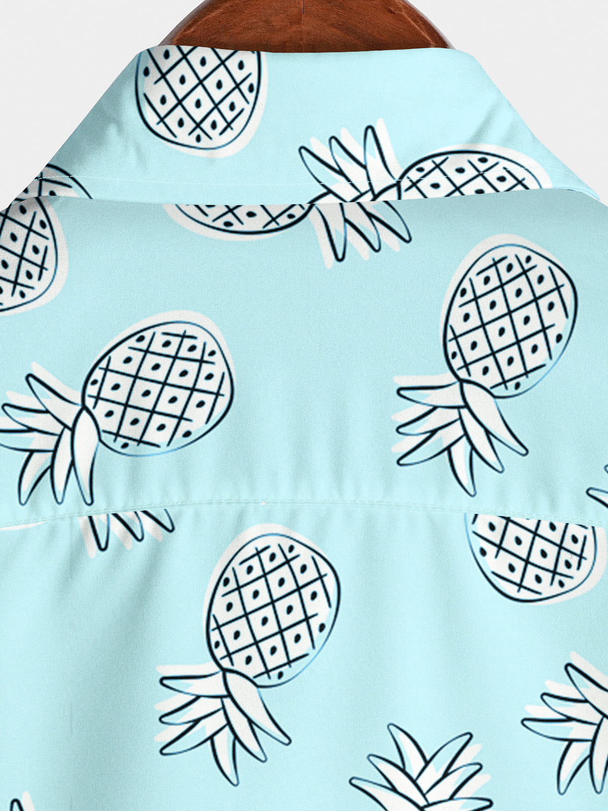 Men's Pineapple print Short Sleeve Shirt