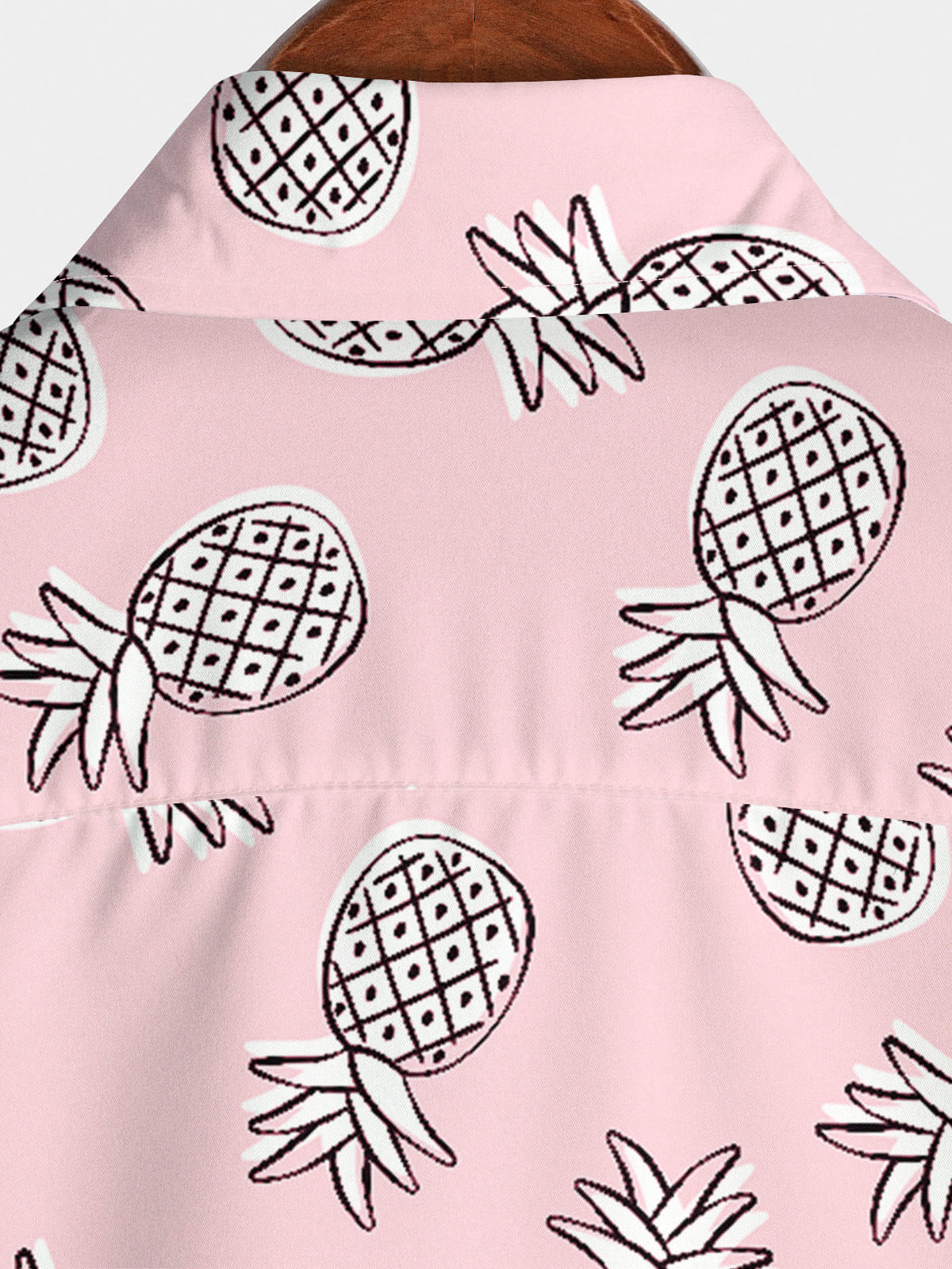 Men's Pineapple print Short Sleeve Shirt