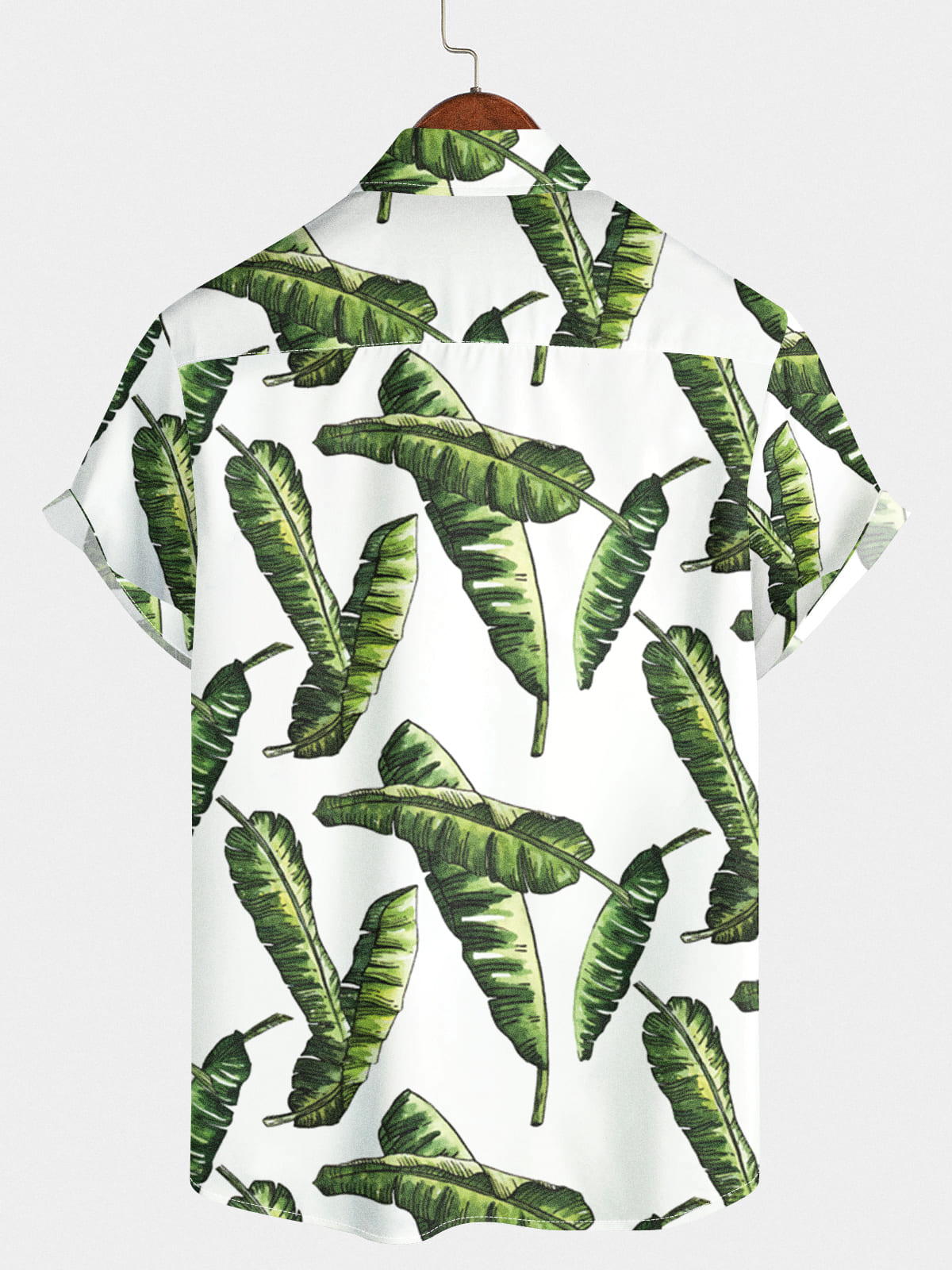 Men's Plantain leaf Short Sleeve Shirt