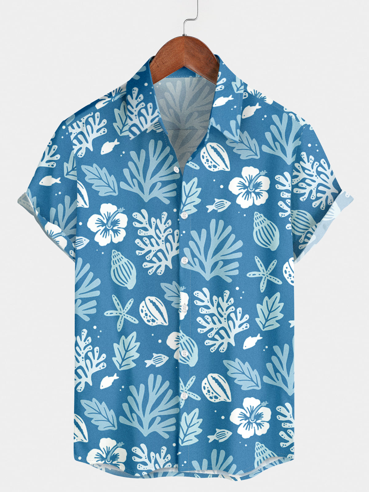 Men's Undersea shells Short Sleeve Shirt