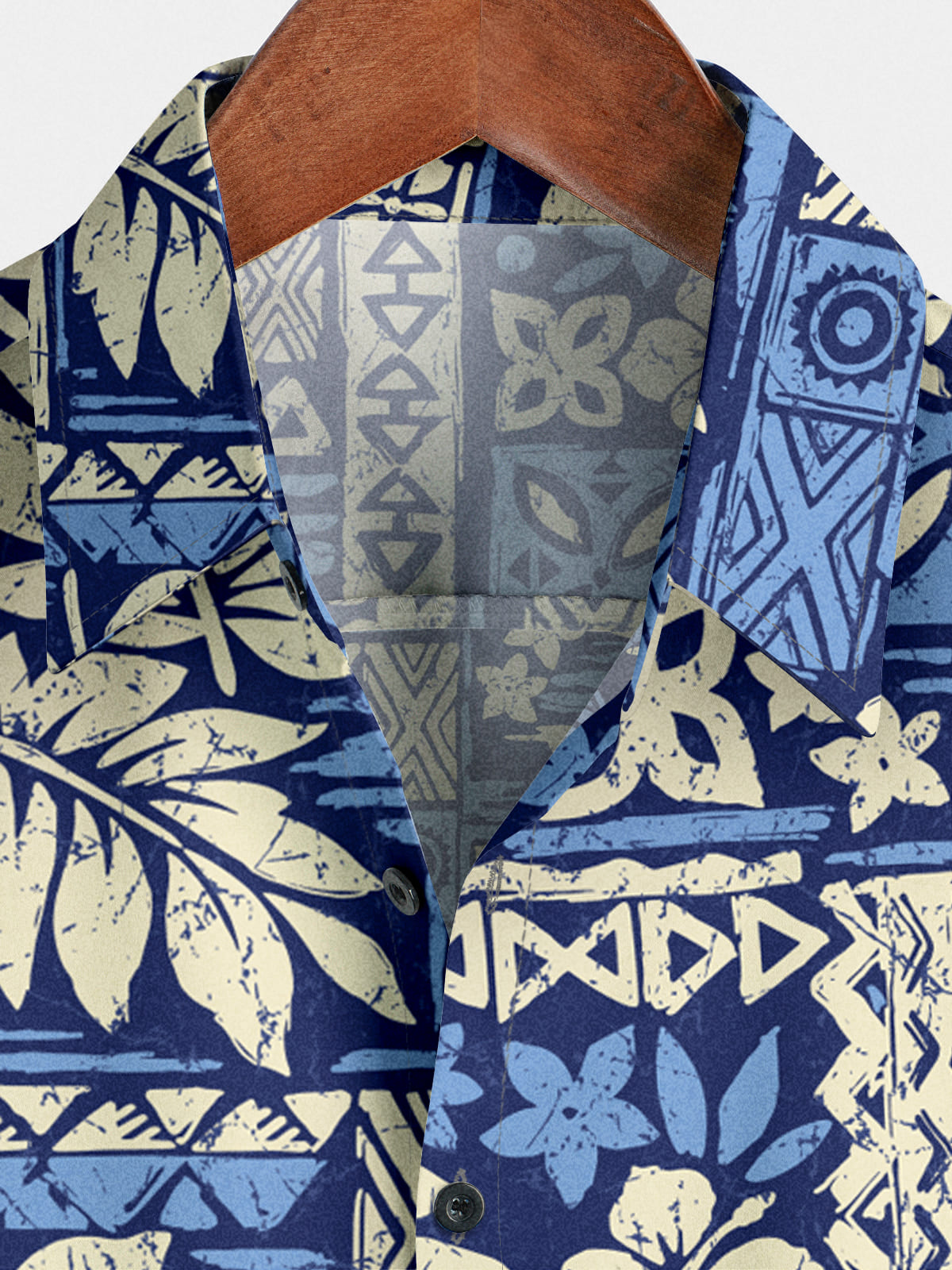 Men's Leaf Hawaiian Short Sleeve Shirt