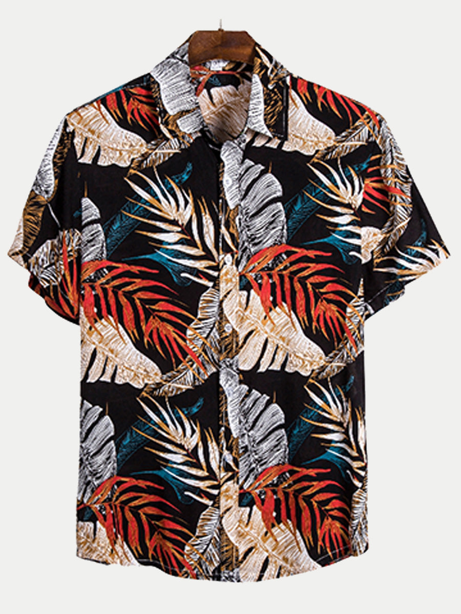 Men's hawaiian short sleeve shirt