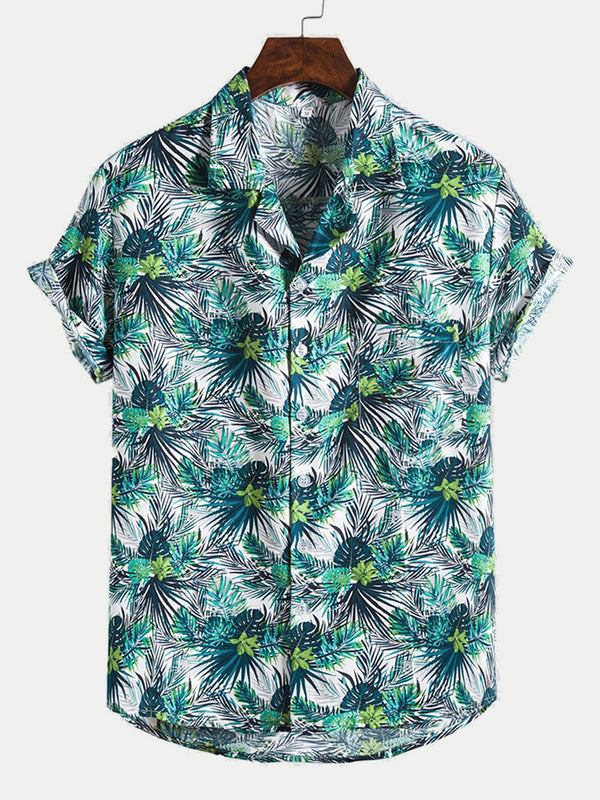 Men's holiday  short sleeve shirt