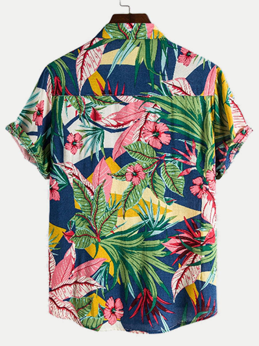 Men's hawaiian short sleeve shirt