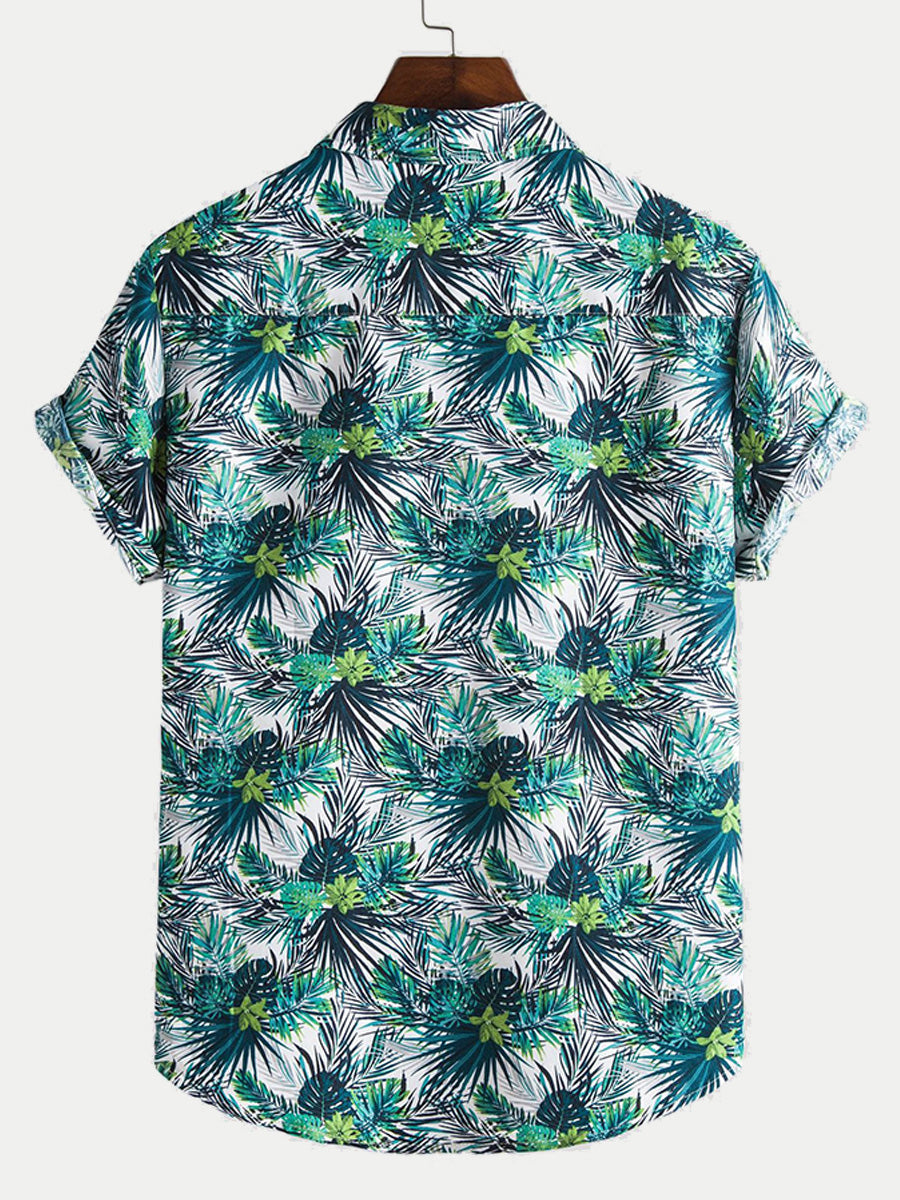 Men's holiday  short sleeve shirt