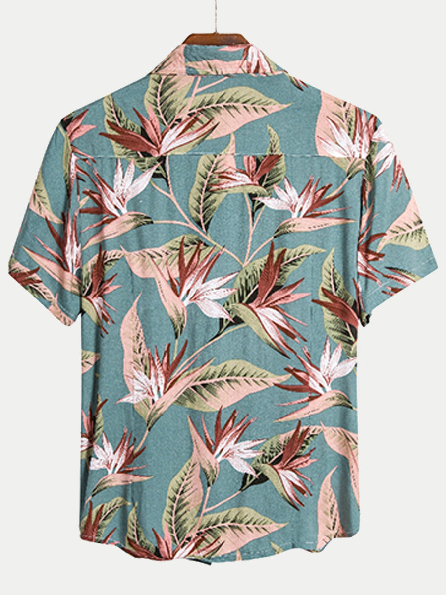 Men's hawaiian short sleeve shirt