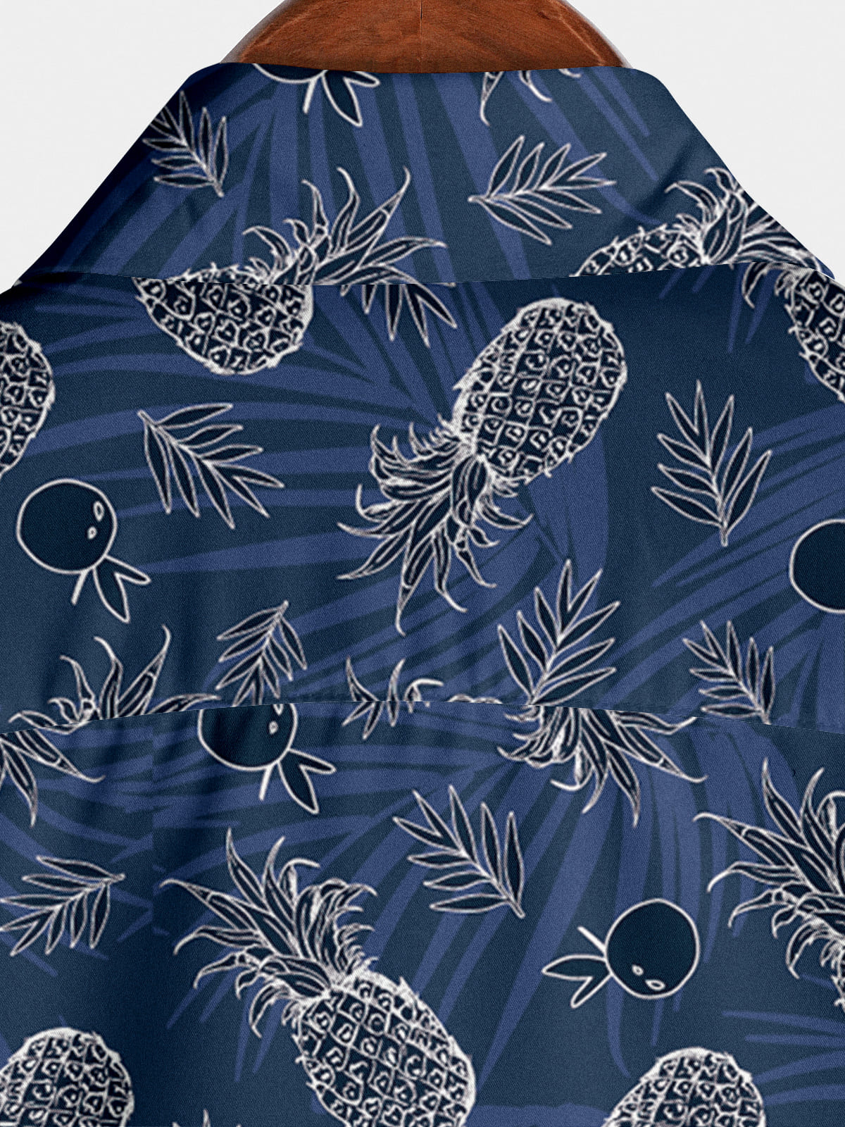 Men's pineapple Print Short Sleeve Shirt