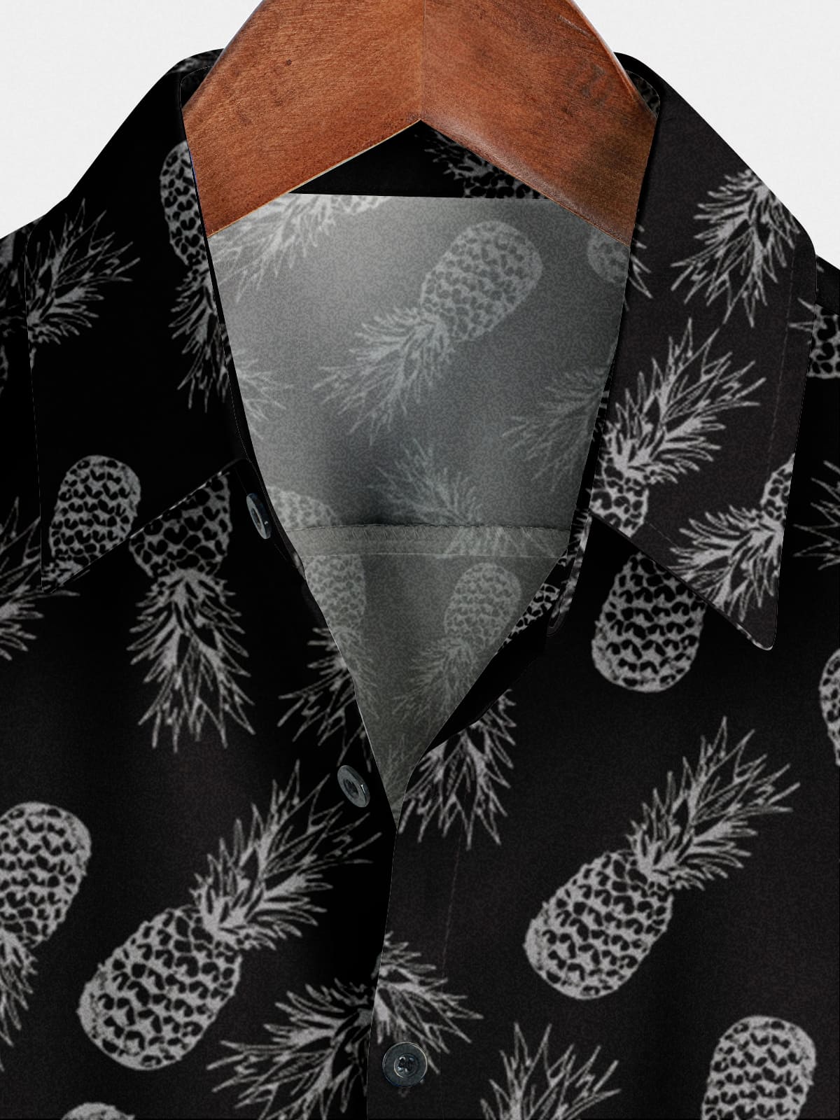 Men's pineapple Print Short Sleeve Shirt