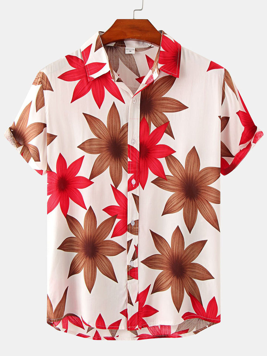 Men's hawaiian short sleeve shirt